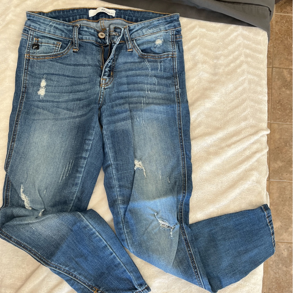 KanCan Distressed Skinny Jeans